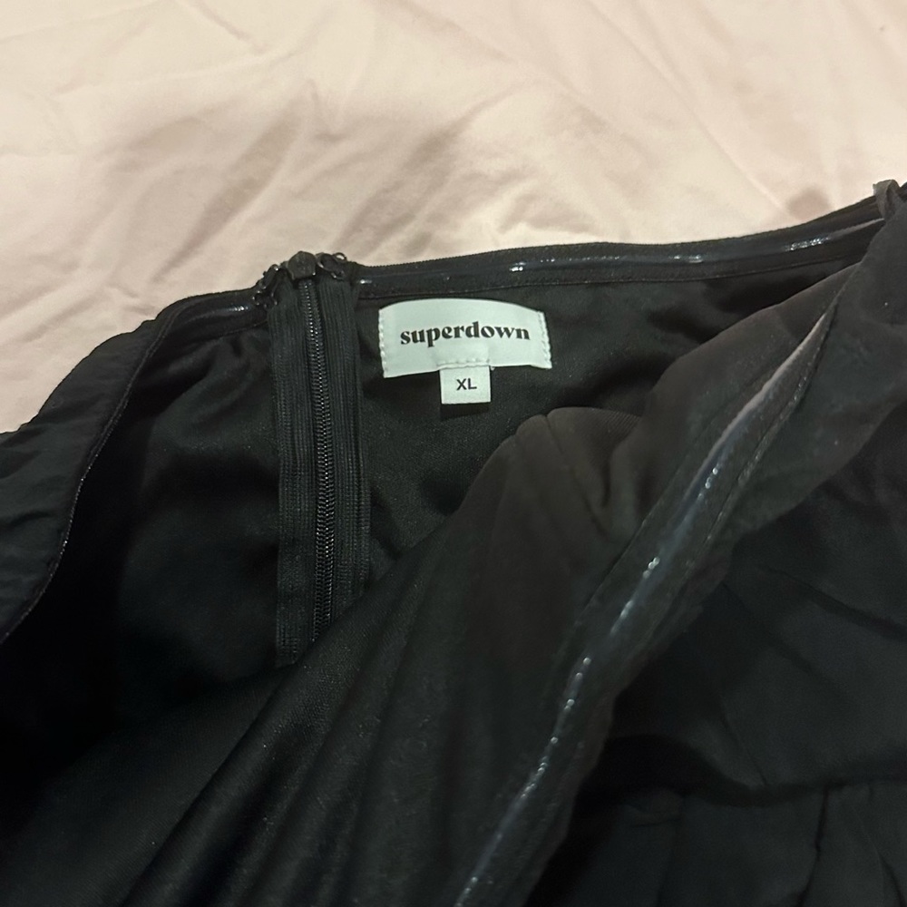 Superdown Black Strapless Dress - image 4